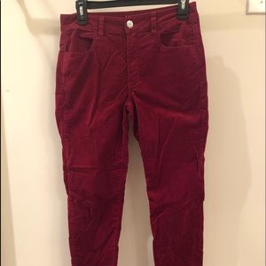 American Eagle courderoy high rise jeggings